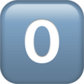 Keycap Digit Zero Emoji Apple
