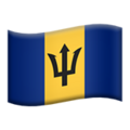 Flag Barbados Emoji Apple