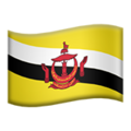 Flag Brunei Emoji Apple