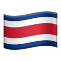Flag Costa Rica Emoji Apple