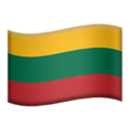 Flag Lithuania Emoji Apple