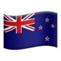 Flag New Zealand Emoji Apple