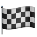 Chequered Flag Emoji Apple