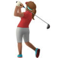 Woman Golfing Emoji Apple