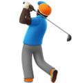 Man Golfing Emoji Apple