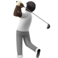 Person Golfing Emoji Apple