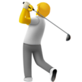 Person Golfing Emoji Apple
