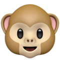 Monkey Face Emoji Apple