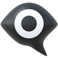 Eye In Speech Bubble Emoji Apple