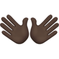 Open Hands Emoji Apple