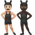Men With Bunny Ears Emoji Apple