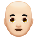 Man Bald Emoji Apple