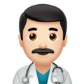 Man Health Worker Emoji Apple