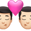 Kiss Man Man Emoji Apple