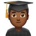 Man Student Emoji Apple
