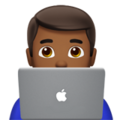 Man Technologist Emoji Apple