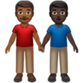 Men Holding Hands Emoji Apple