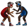 Men Wrestling Emoji Apple
