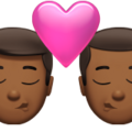 Kiss Man Man Emoji Apple