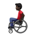 Man In Manual Wheelchair Emoji Apple