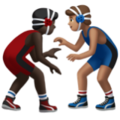 Men Wrestling Emoji Apple