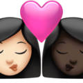 Kiss Woman Woman Emoji Apple