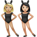 Women With Bunny Ears Emoji Apple