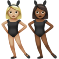 Women With Bunny Ears Emoji Apple