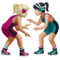 Women Wrestling Emoji Apple