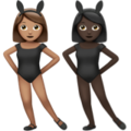 Women With Bunny Ears Emoji Apple