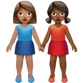 Women Holding Hands Emoji Apple