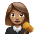 Woman Judge Emoji Apple