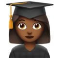 Woman Student Emoji Apple