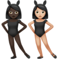 Women With Bunny Ears Emoji Apple