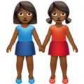 Women Holding Hands Emoji Apple