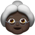 Old Woman Emoji Apple