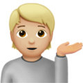 Person Tipping Hand Emoji Apple