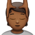 Person Getting Massage Emoji Apple