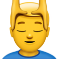 Man Getting Massage Emoji Apple
