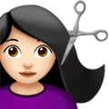 Woman Getting Haircut Emoji Apple