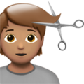 Person Getting Haircut Emoji Apple