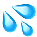 Sweat Droplets Emoji Apple