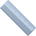 Straight Ruler Emoji Apple