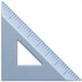 Triangular Ruler Emoji Apple