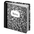 Notebook Emoji Apple