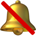 Bell With Slash Emoji Apple