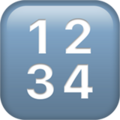 Input Numbers Emoji Apple
