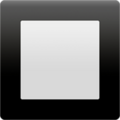 Black Square Button Emoji Apple