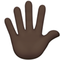 Hand With Fingers Splayed Emoji Apple