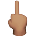 Middle Finger Emoji Apple